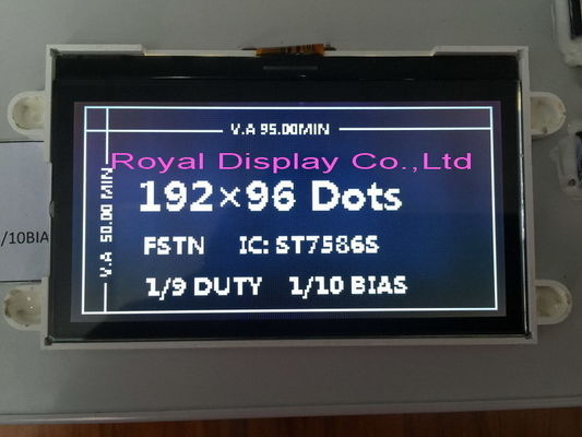 Interfaccia parallela LCD grafica del modulo FSTN FFC di Stn 192x64 Dots Mono