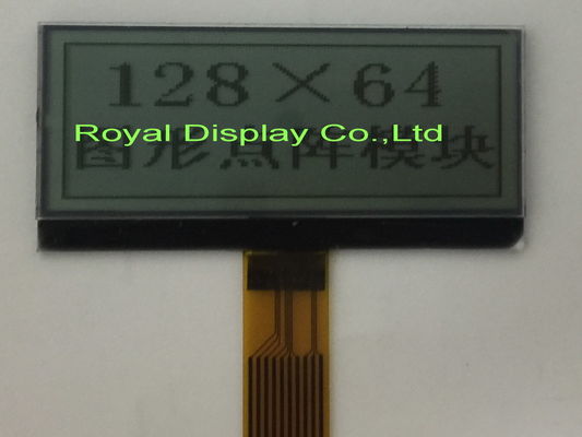 FSTN FFC 3V 128X64 Dots White/esposizione LCD del LED grafico ambrato della lampadina ST7565R per la posizione