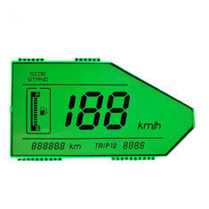 Un'esposizione LCD Transflective RY013 positivo di 7 di segmento del motociclo TN del tachimetro