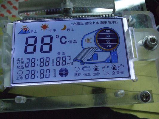 12864 dovere LCD positivo dell'esposizione 1/9 di Stn RoHS FSTN per la batteria introdotta