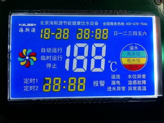 12864 dovere LCD positivo dell'esposizione 1/9 di Stn RoHS FSTN per la batteria introdotta