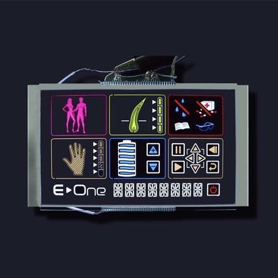 Pannello LCD di mono del pannello di Transflective FSTN segmento LCD su ordinazione di PORTATA sette