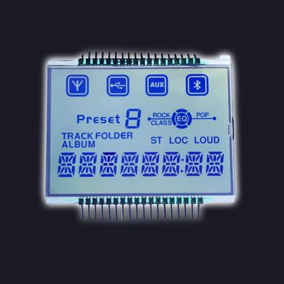 Pannello LCD positivo di TN VA da Va Tn Htn Stn 3.3V FSTN del mono dell'attrezzatura medica di Instrumen 7 modulo LCD elettrico su ordinazione di segmento