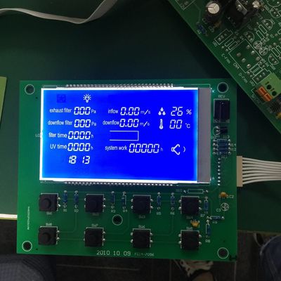 Pannello LCD Tn Htn Va Stn dello SGS Stn VA del DENTE di FSTN 1/3 di modulo LCD del grafico diagonale