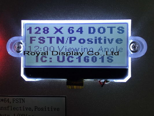 Esposizione monocromatica graphnic grafica LCD dell'affissione a cristalli liquidi della matrice a punti del modulo del dente del pannello RYG12864M St 7565r di FSTN 128X64 VA.