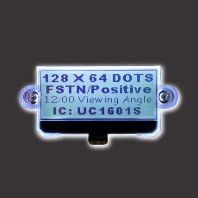 Esposizione monocromatica graphnic grafica LCD dell'affissione a cristalli liquidi della matrice a punti del modulo del dente del pannello RYG12864M St 7565r di FSTN 128X64 VA.