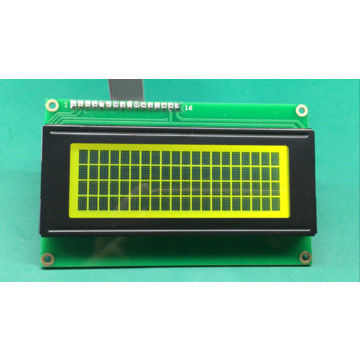 Esposizione LCD 20X4 Dot Stn Yg Character di Amber Backlight Alphanumeric