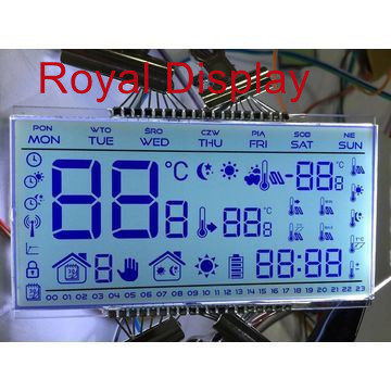 Esposizione LCD di segmento 6 delle cifre dell'erogatore su ordinazione monocromatico del combustibile