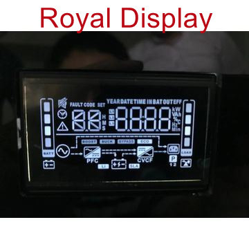 Esposizione LCD di segmento 6 delle cifre dell'erogatore su ordinazione monocromatico del combustibile