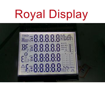 Esposizione LCD di segmento 6 delle cifre dell'erogatore su ordinazione monocromatico del combustibile