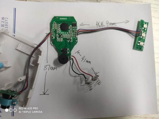 Quadro comandi su ordinazione dell'affissione a cristalli liquidi con il Backlighting principale per il termometro della fronte