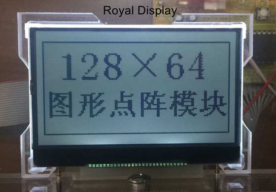 esposizione LCD Transflective 1/65duty 1/7bias del grafico positivo di 128X64dots FSTN