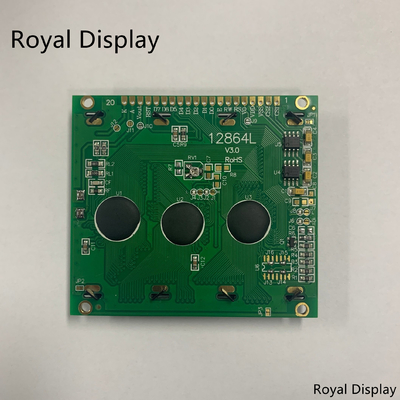 modulo LCD del grafico di 128X64dots STN della PANNOCCHIA monocromatica LCD giallo verde dell'esposizione