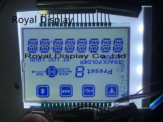 Un'esposizione LCD grafica su misura di 7 segmenti per l'attrezzatura delle comunicazioni radio