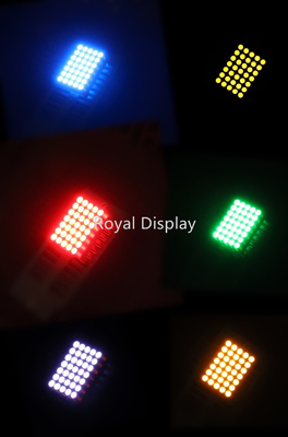 emissione rossa del diametro 5X7 della PANNOCCHIA 1.9mm di 80mcd LED DOT Matrix Display FSTN