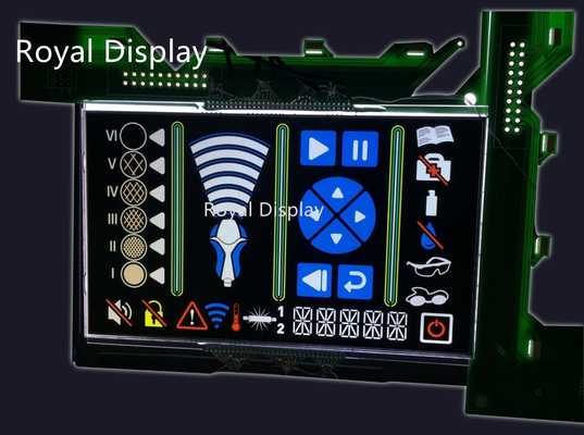 una negazione diagonale FSTN VA di 7 segmenti del pannello 1/3 negativo di LCD di 3.3V VA