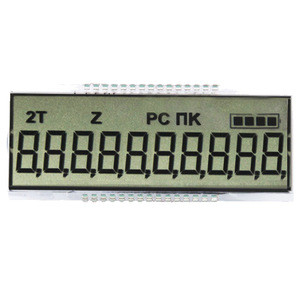 LCD positivo di TN di dimensione di monocromio sette di segmento dell'esposizione del DENTE dell'esposizione LCD su ordinazione di LCD