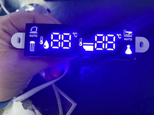 Personalizzi 4 l'anodo comune di colore blu dell'esposizione di LED di segmento della cifra 7 per la toilette astuta