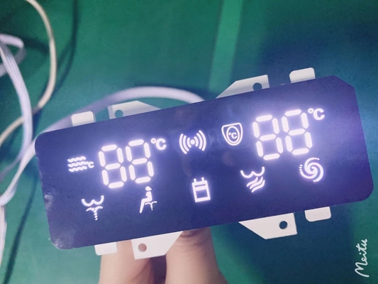 Catodo comune bianco ultra sottile dell'esposizione di LED di 7 segmenti per l'indicatore del temporizzatore