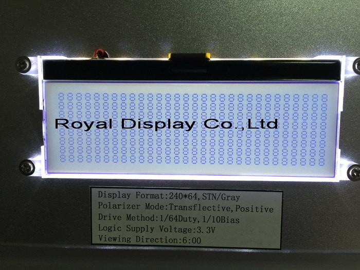 320*64 Stn Modulo LCD grafico grande dimensione LC7981 Display industriale con retroilluminazione