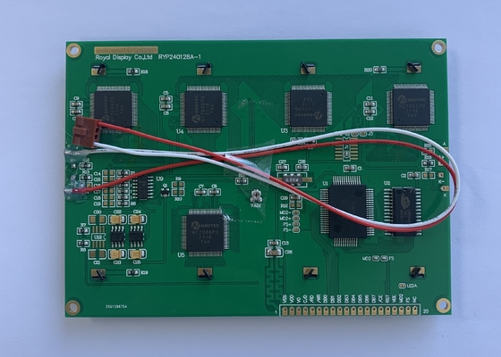 Modulo LCD monocromatico grafico blu STN da 5,1 pollici Display a matrice di punti 240x128