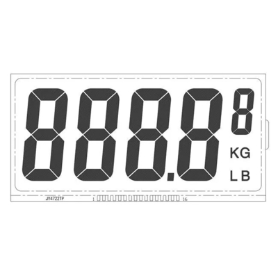 Interfaccia LCD su ordinazione dell'esposizione I2C 7 di segmento alfanumerico per Front Screen
