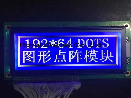 192*64 Modulo grafico LCD Big Size STN PIN Connector con retroilluminazione AT0107 AT0108 Display industriale