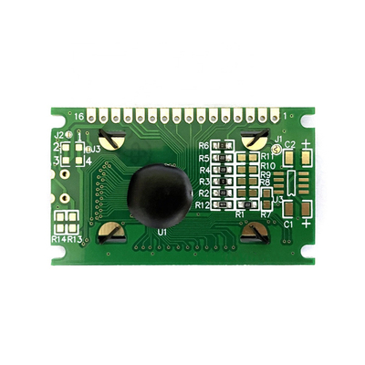 Modulo LCD da 8*1 caratteri 6H STN Temperatura positiva ampia giallo-verde con display industriale retroilluminato