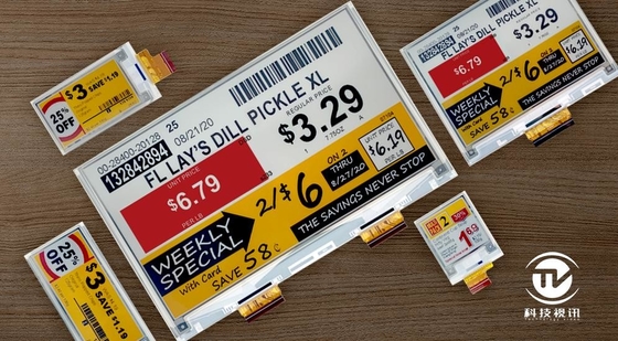 3.7'' EPD 240*416 Display in carta elettronica a quattro colori per il sistema elettronico di etichettatura