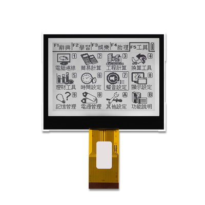 480*160 Modulo LCD grafico FSTN 6H Display industriale positivo riflettente