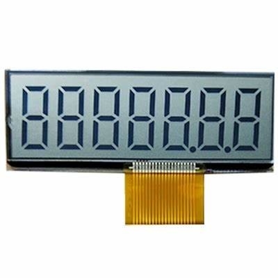 Segmento di piccole dimensioni TN FFC Modulo LCD Display positivo transflettivo monocromo