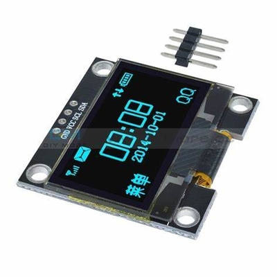 1.3'' 128*64 bianco monocromo OLED interfaccia I2C modulo LCD a temperatura ampia