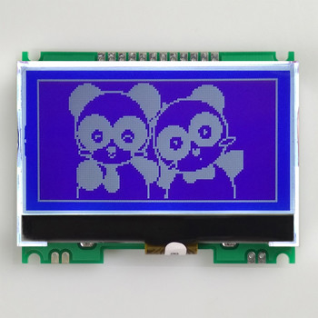256*128 Modulo LCD grafico ad alta temperatura Winstar 100% Sostituire il display industriale