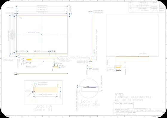 10.3'' E Display carta 1404*1872 riflettente in modalità paesaggistica EPD