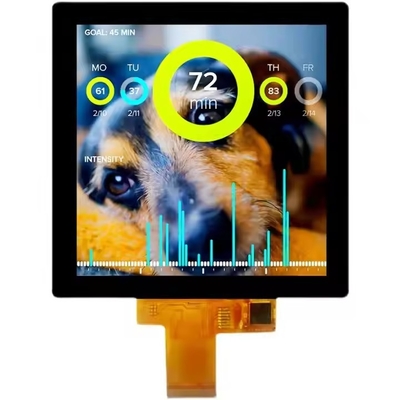 3Display LCD TFT quadrato da.95 pollici 4" 480*480 con interfaccia RGB CTP