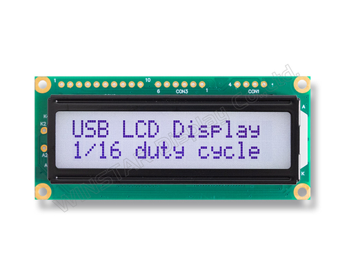 Interfaccia USB da 16*2 caratteri FSTN STN LCD Modulo Winstar sostituire uso industriale
