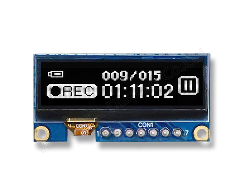 1.3'' 128*40 Grafica mono Sh1106 Spi I2c OLED a larga temperatura