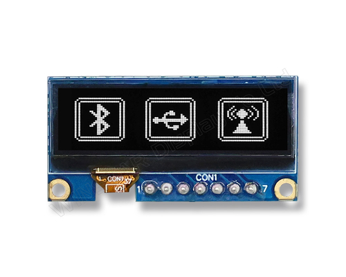 1.3'' 128*40 Grafica mono Sh1106 Spi I2c OLED a larga temperatura