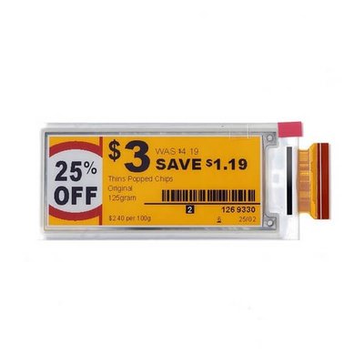 2.66' 152*296 4 Modulo LCD a carta elettronica TFT riflettente colore