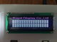 Modulo LCD dell'esposizione del piccolo della PANNOCCHIA 16X2 del carattere dell'interfaccia parallela di Yg dello schermo DENTE bianco della lampadina