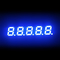Catodi comune d'emissione blu 0,28&quot; 5 cifra 200mcd dell'esposizione di segmento del LED