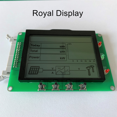 del grafico positivo dell'icona 128X16dots esposizione LCD 1/65duty 1/9bias FSTN Transflective