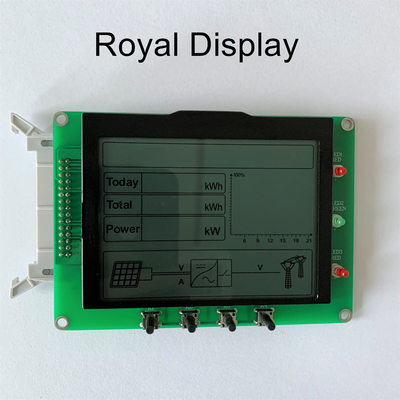 del grafico positivo dell'icona 128X16dots esposizione LCD 1/65duty 1/9bias FSTN Transflective