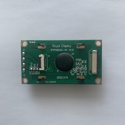 STN Giallo Verde 8*2 Modulo LCD NT7066U 0802 Display LCD a caratteri