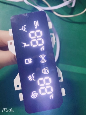 Personalizzi 4 l'anodo comune di colore blu dell'esposizione di LED di segmento della cifra 7 per la toilette astuta